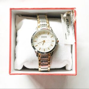 Coach Classic Signature Ladies Two Tone Watch